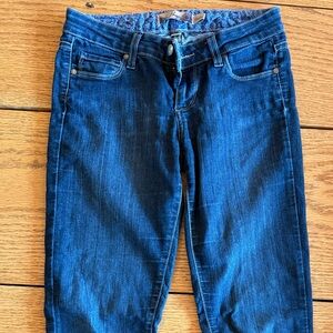 PAIGE Dark Blue Skinny Jeans